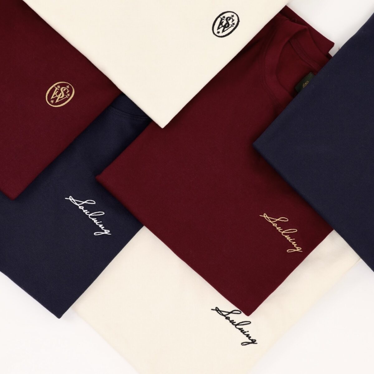 Monogram Tee - Bordeaux