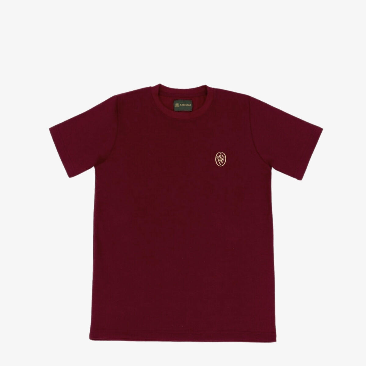 Soulwing Monogram Tee - Bordeaux