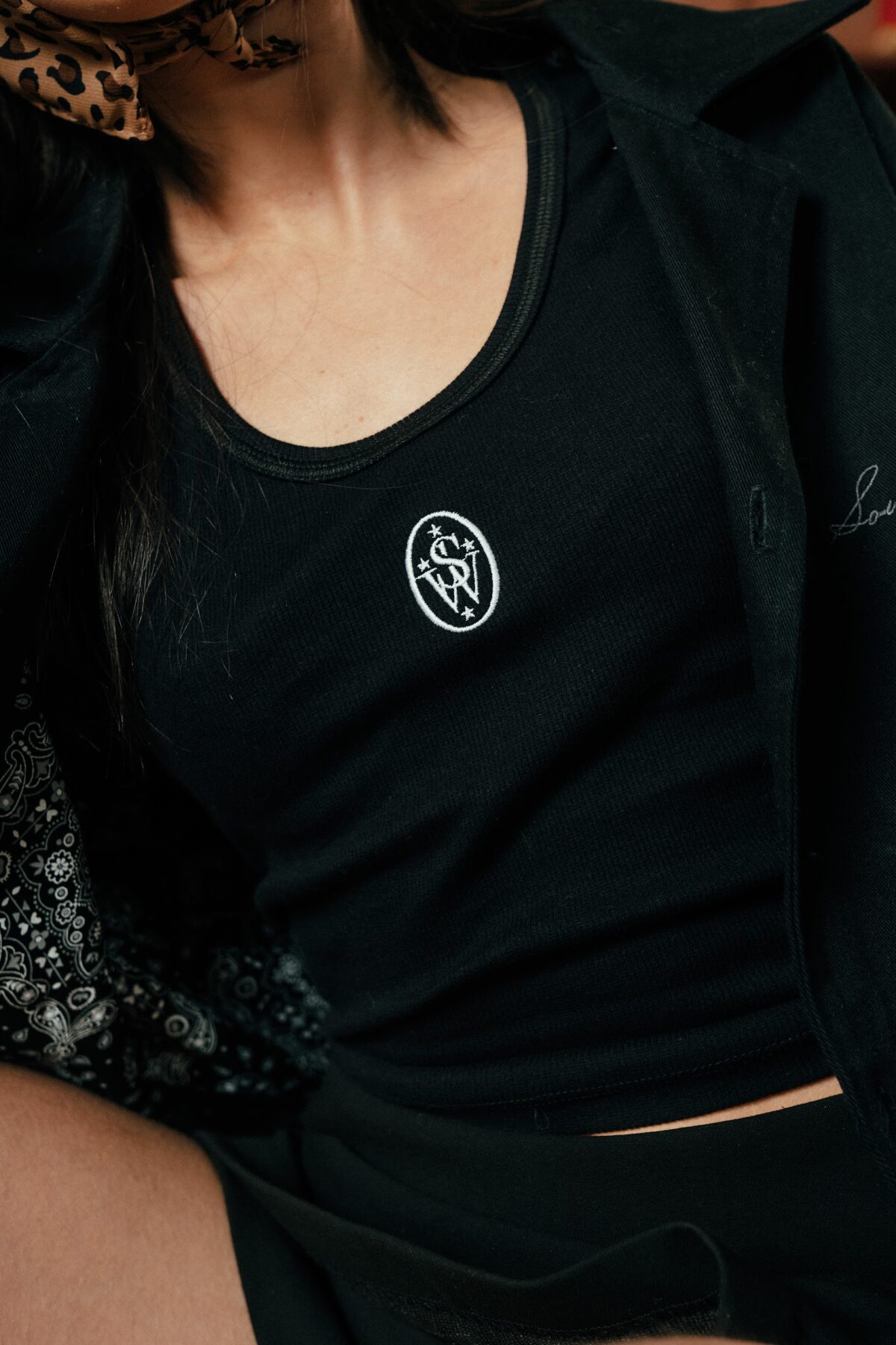 Soulwing Women's Monogram Tank Top - Black