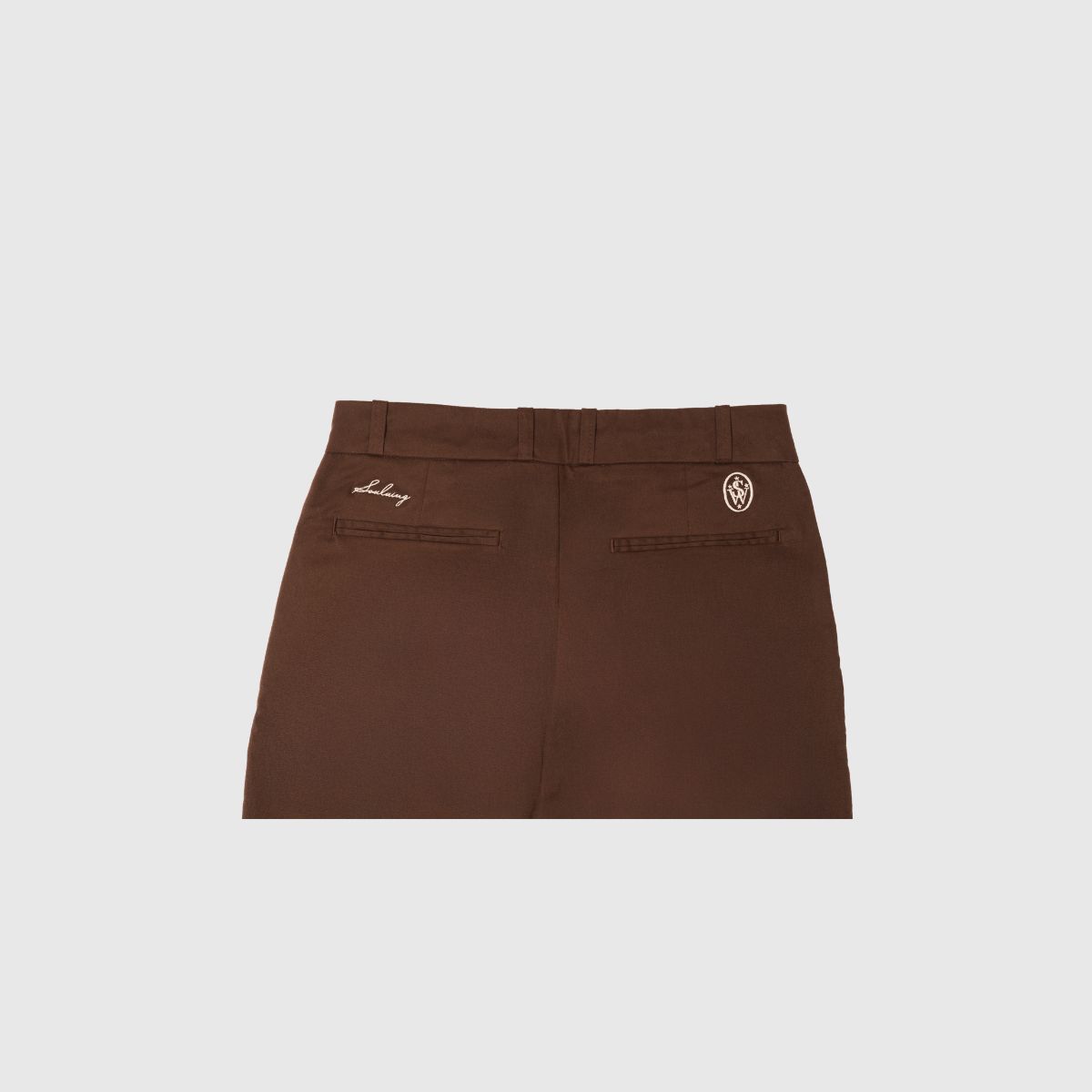 Soulwing Tailored Trousers - Coffee Brown