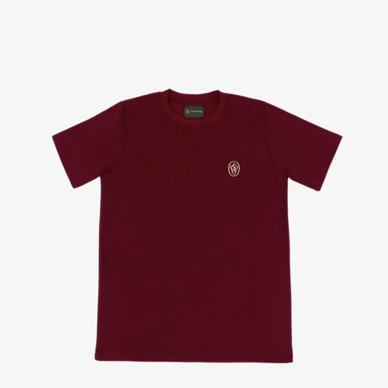 Soulwing Monogram Tee - Bordeaux