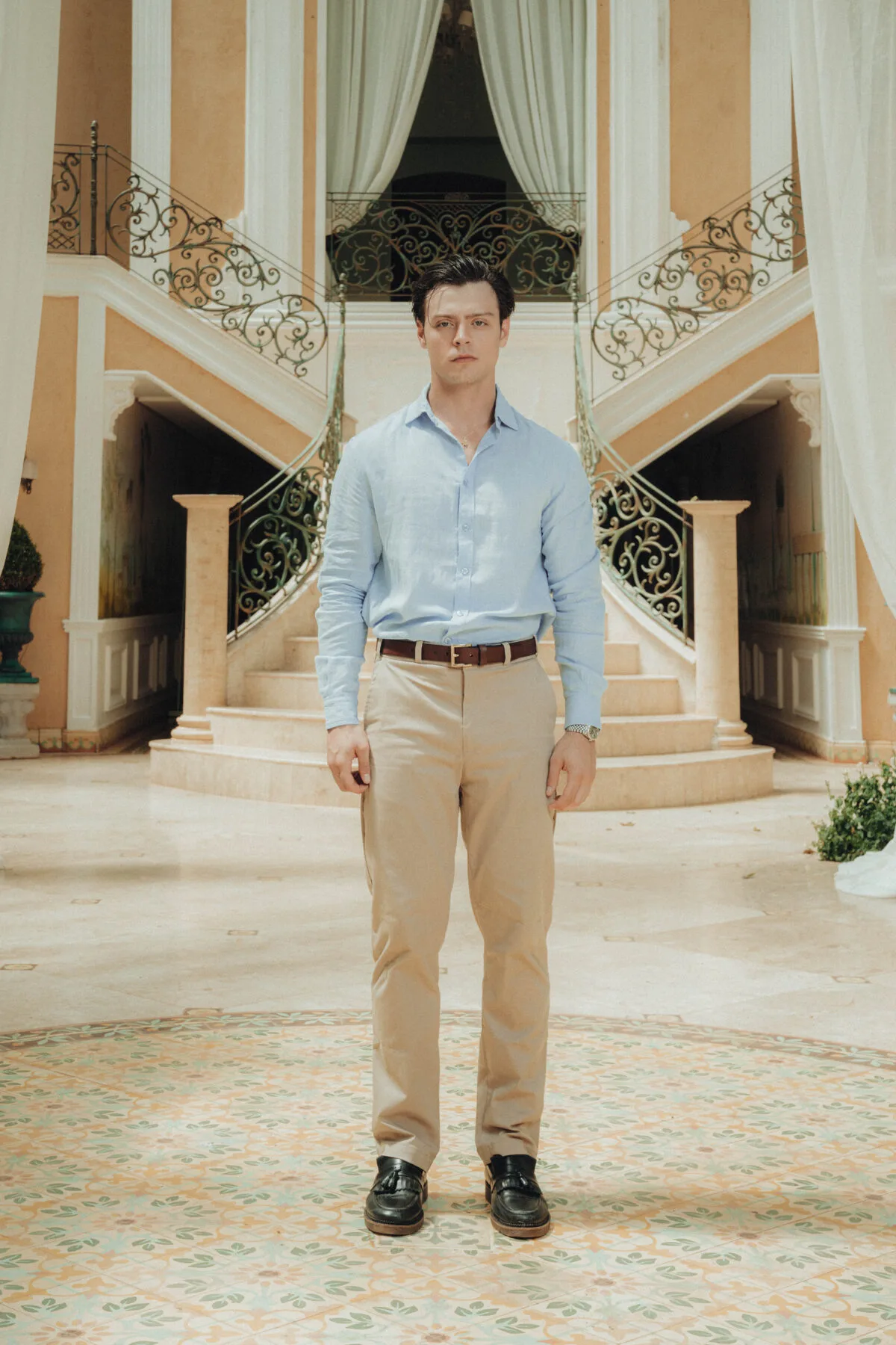 Linen Shirt - Sky Blue